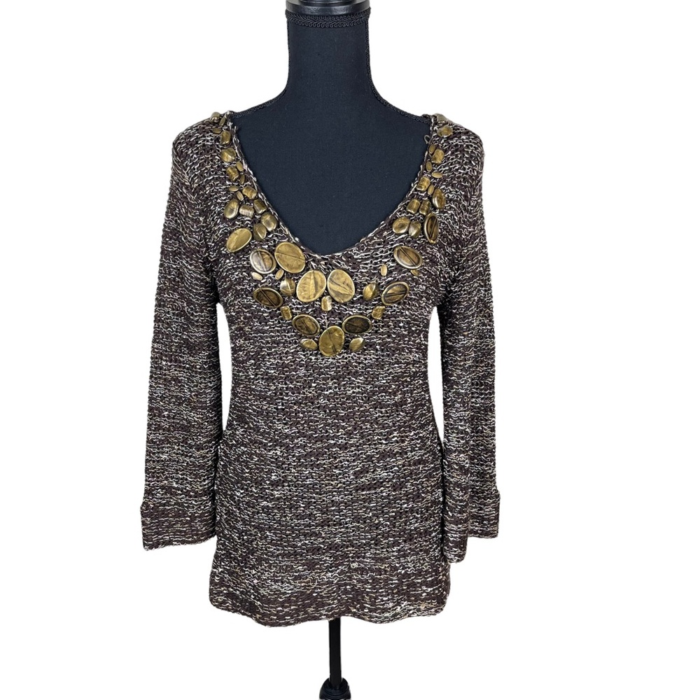 Vertigo Paris Vintage Sweater Tunic‎ Size Small - Picture 3 of 11